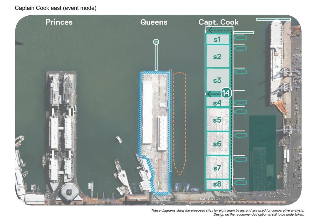 America’s Cup team base option Capt Cook East © Auckland Council http://www.aucklandcouncil.govt.nz